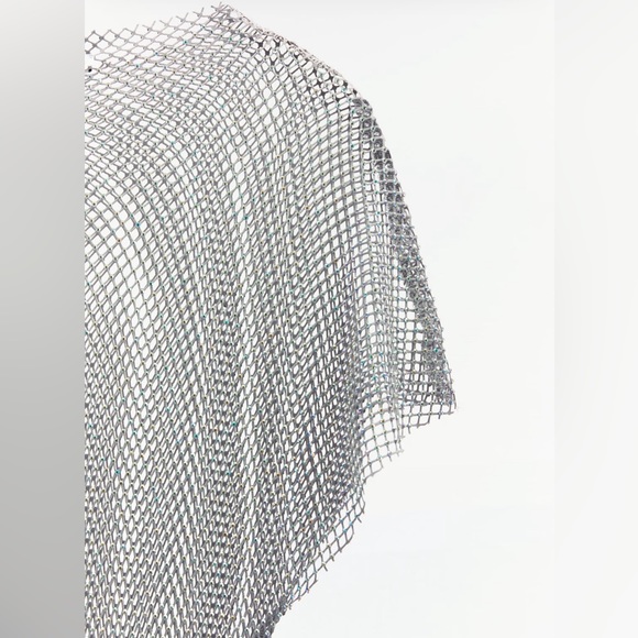 RHINESTONE MESH MIDI DRESS - Picture 7 of 9